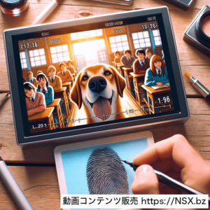 犬の指紋の有無ショート動画セット