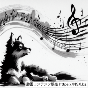 犬の音楽療法ショート動画セット